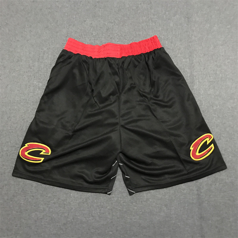 Men's Cleveland Cavaliers Black Basketball Shorts1