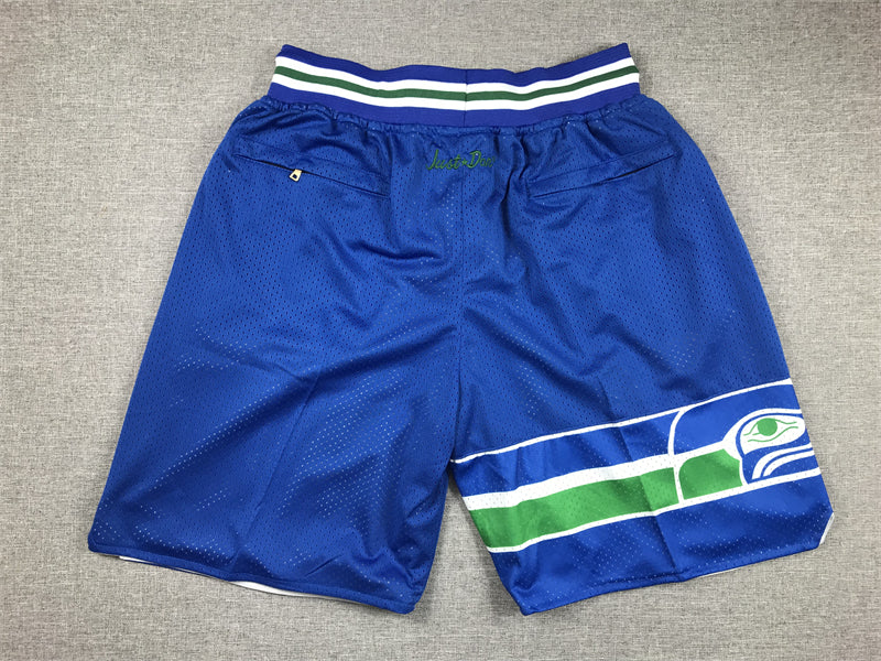 Seattle Seahawks Royal Pocket Shorts - 2