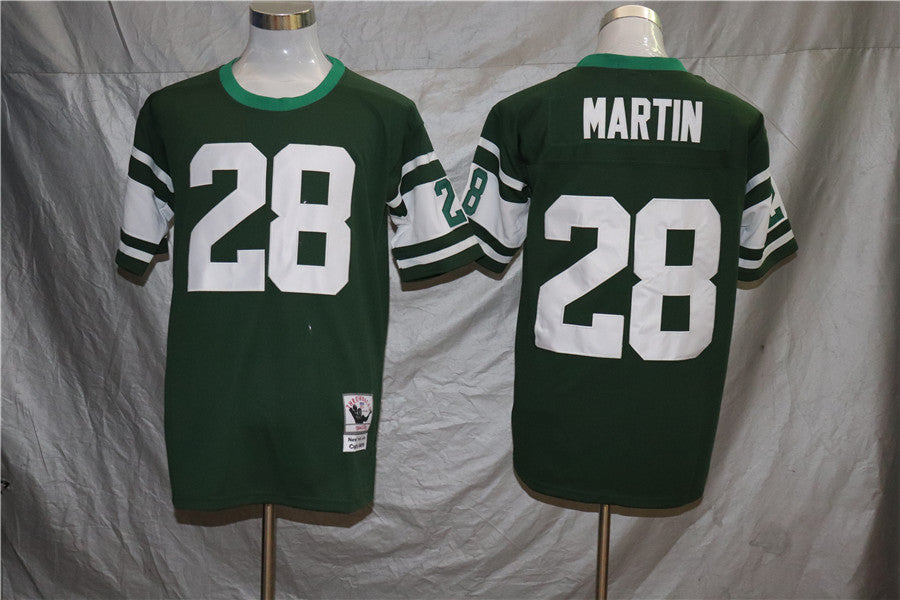 Men's New York Jets Curtis Martin Mitchell & Ness Green Legacy Replica Jersey1
