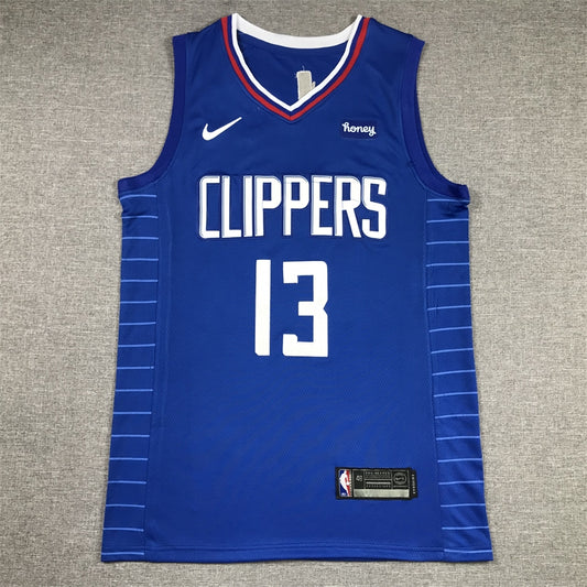 Men's LA Clippers Paul George #13 Royal 2022/23 Swingman Jersey1
