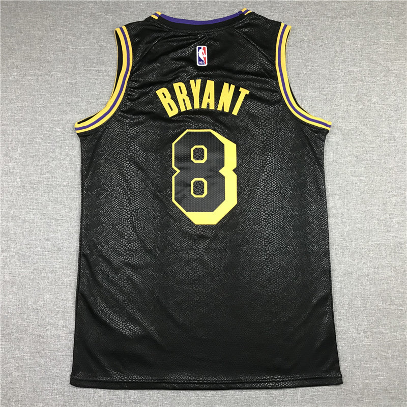 Men's Los Angeles Lakers Kobe Bryant #8 Black Swingman Player Jersey1