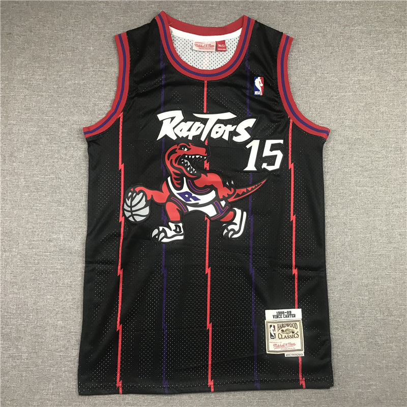 Men's Toronto Raptors Vince Carter 1988-89 Hardwood Classics Swingman Jersey1