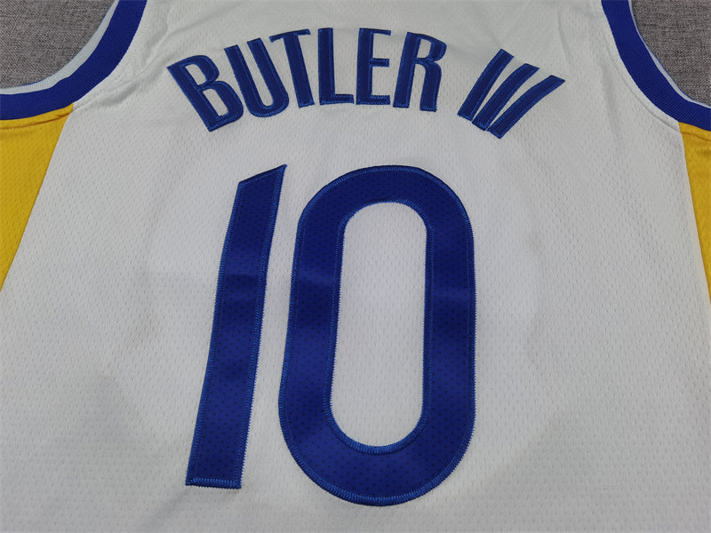 Men's Golden State Warriors Jimmy Butler #10 White Game Jersey - Association Edition