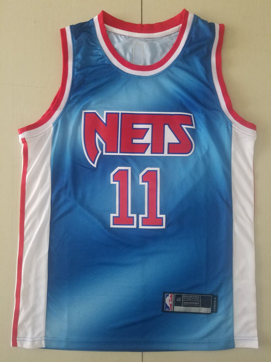 Men's Brooklyn Nets Kyrie Irving #11 Blue Swingman Player Jersey1