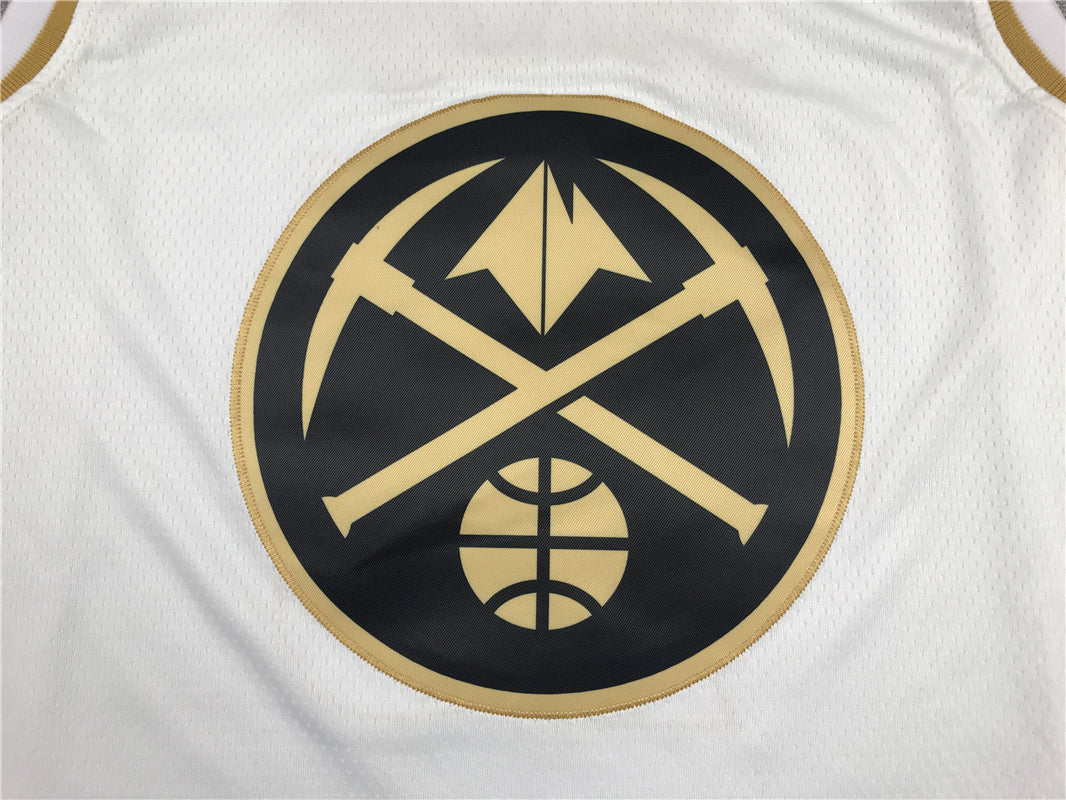Men's Denver Nuggets Nikola Jokic #15 White Swingman Player Jersey1