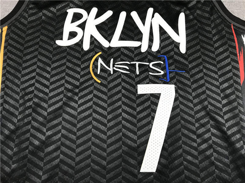 Men's Brooklyn Nets Kevin Durant Black 2020/21 Swingman Jersey1 - City Edition