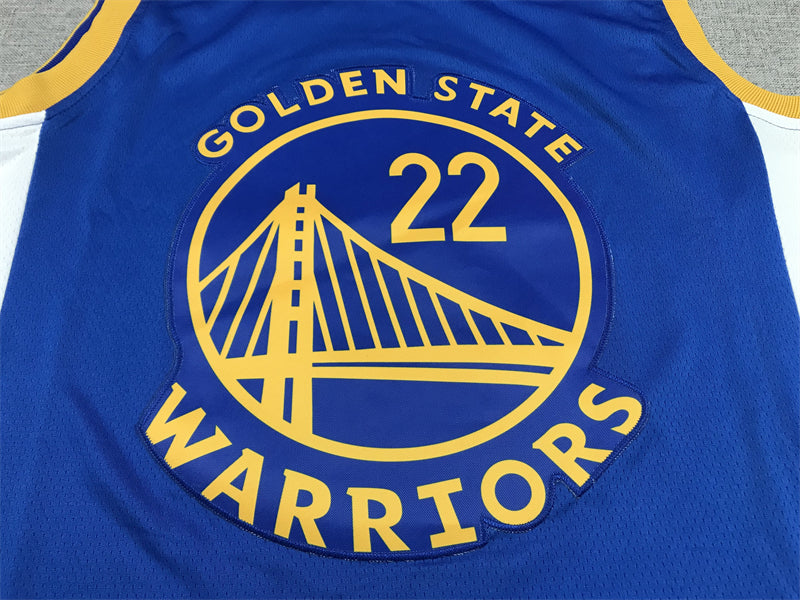 Men's Golden State Warriors Andrew Wiggins 2020/21 Fast Break Replica Jersey1