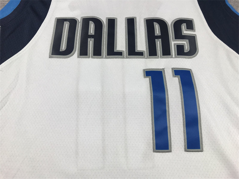 Men's Dallas Mavericks Kyrie Irving #11 White Fastbreak Jersey1 - Association Edition