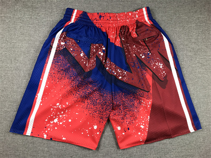Men's Philadelphia 76ers Red Swingman Pocket Shorts1