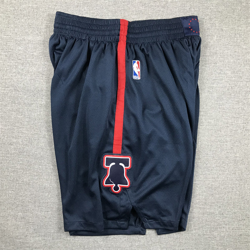 Men's Philadelphia 76ers Navy 2023/24 Swingman City Edition Shorts1