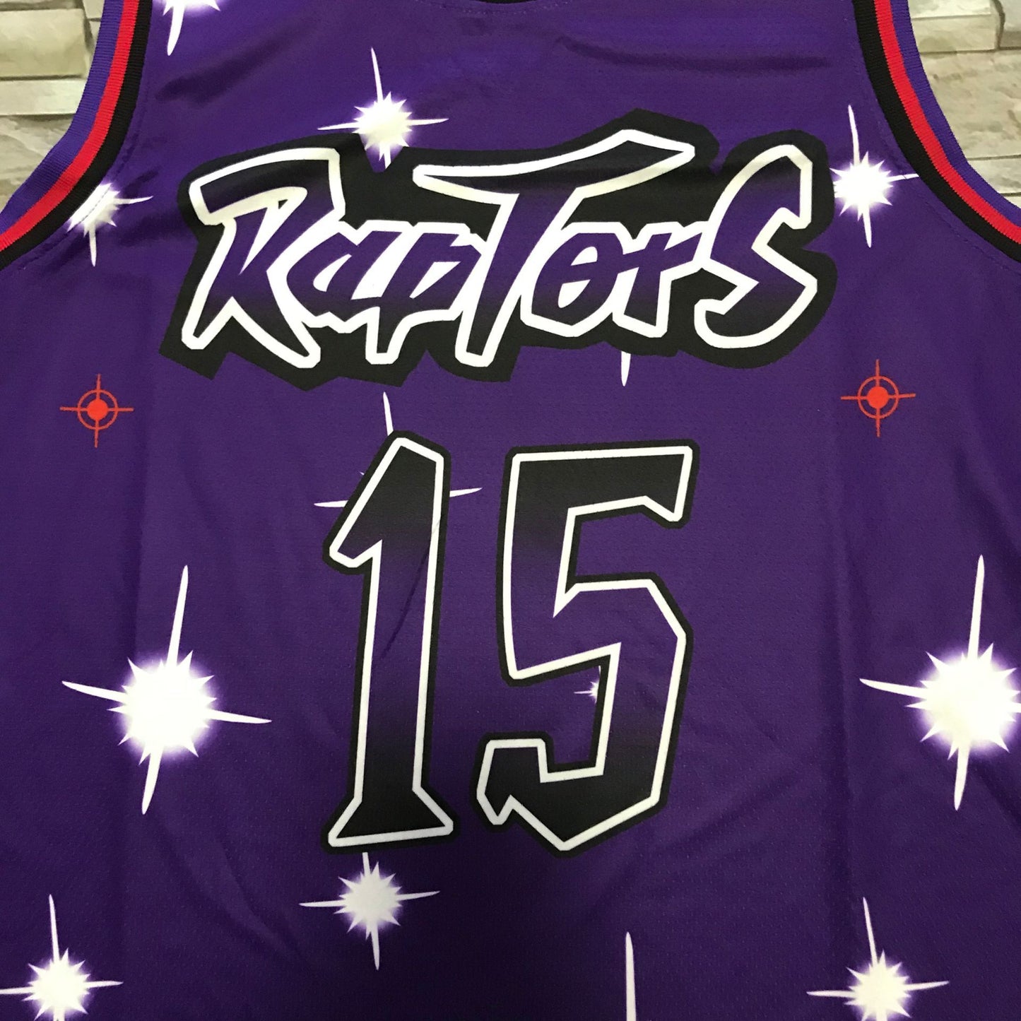 Men's Toronto Raptors Vince Carter Purple Hardwood Classics Swingman Jersey1