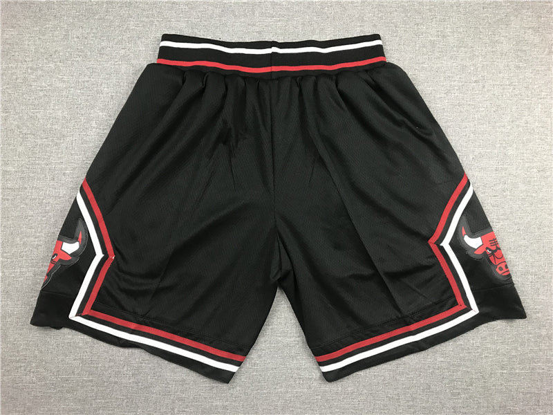 Men's Chicago Bulls Black Basketball Shorts1