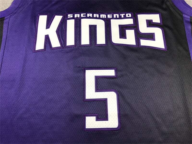 Men's Sacramento Kings De'Aaron Fox #5 Purple Swingman Jersey1 - Statement Edition