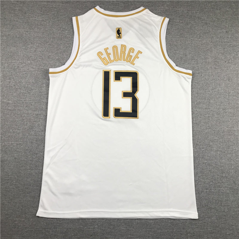 Men's LA Clippers Paul George #13 White Swingman Player Jersey1