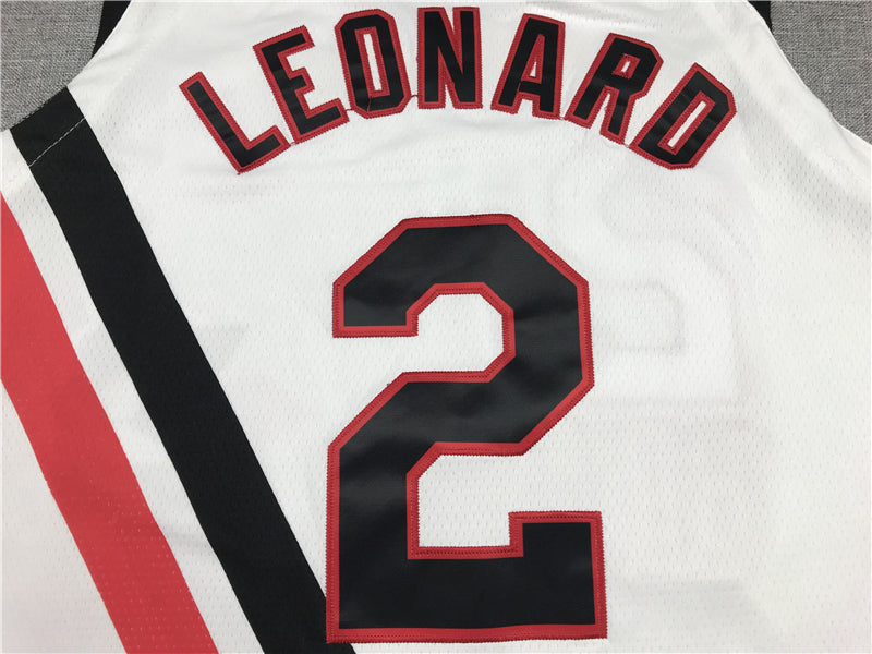 Men's LA Clippers Kawhi Leonard #2 NBA Player Jersey1 - Retro White