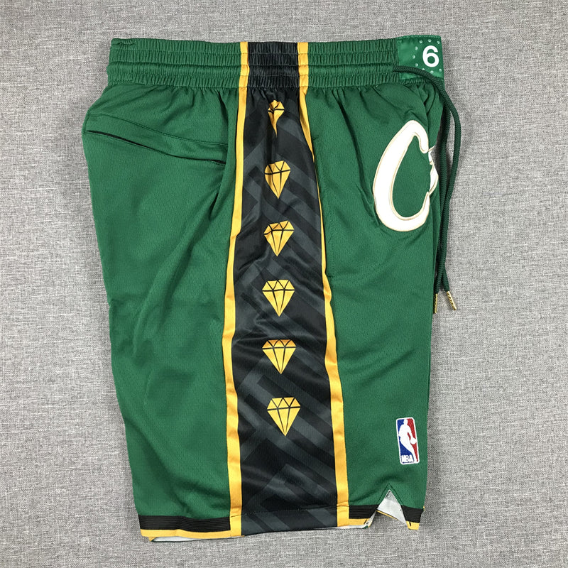 Men's Boston Celtics Green 2022/23 Basketball Shorts1 - City Edition