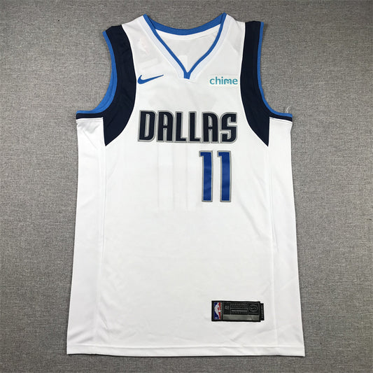 Men's Dallas Mavericks Kyrie Irving #11 White Fastbreak Jersey1 - Association Edition