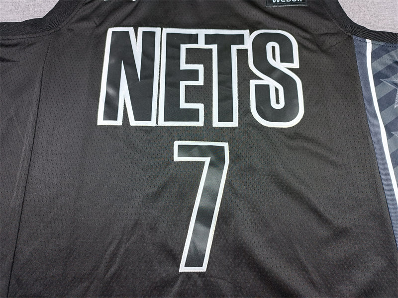 Men's Brooklyn Nets Kevin Durant #7 Black 2022/23 Statement Edition Swingman Jersey1