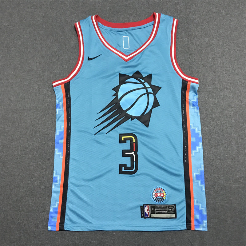 Men's Phoenix Suns Chris Paul #3 Turquoise 2022/23 Swingman Jersey1 - City Edition