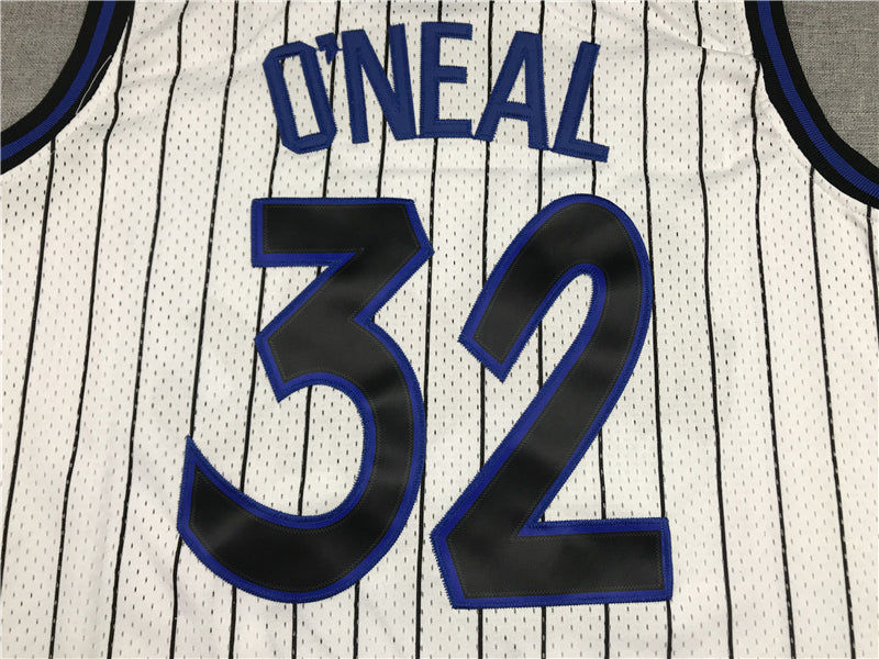 Men's Orlando Magic Shaquille O'Neal White Classics 1994-95 Swingman Jersey1