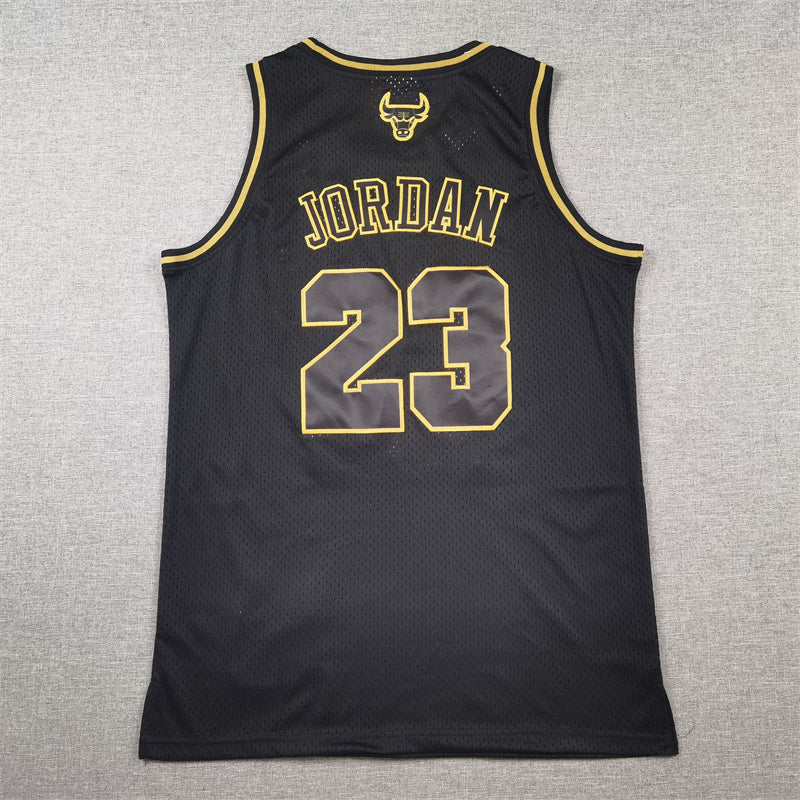 Men's Chicago Bulls Michael Jordan #23 Black 1997/98 Hardwood Classics Swingman Jersey1