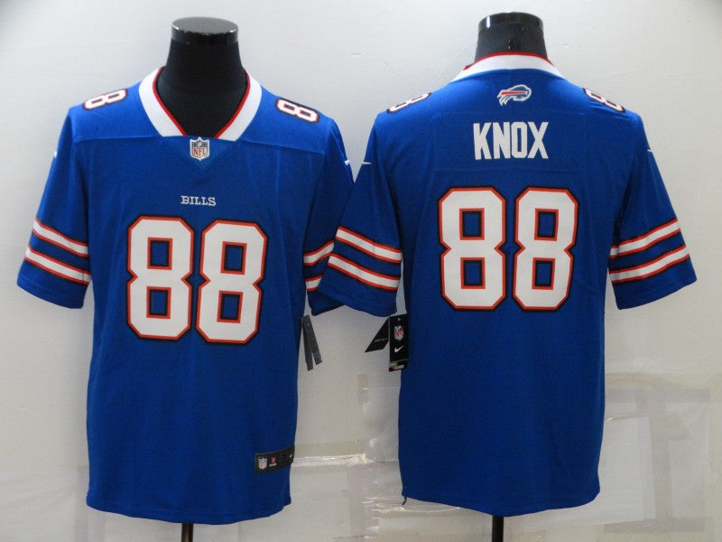 Men's Buffalo Bills Dawson Knox #88 Blue Game Player Jersey1