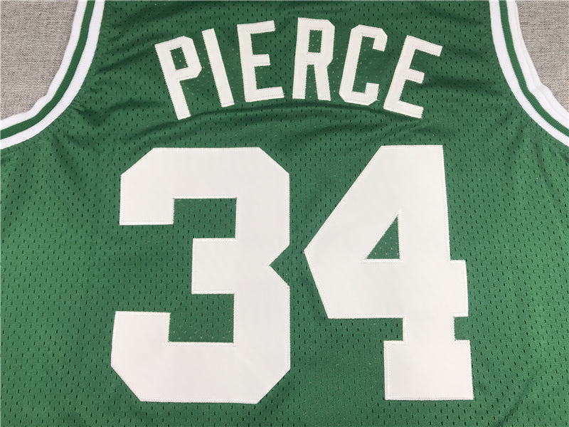 Men's Boston Celtics Paul Pierce Green 2007-08 Hardwood Classics Swingman Jersey1