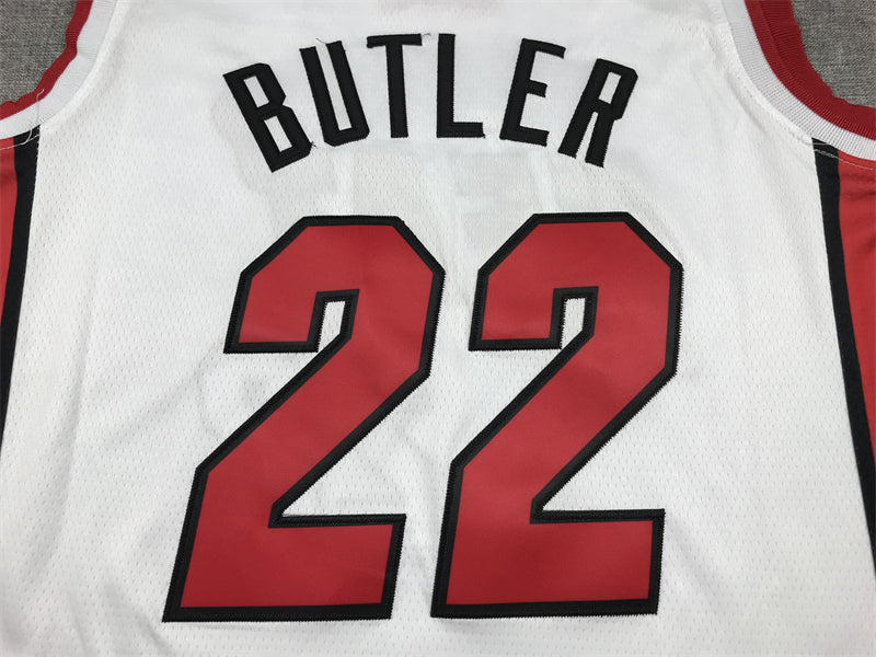 Men's Miami Heat Jimmy Butler #22 NBA Swingman 2023 Jersey1 White
