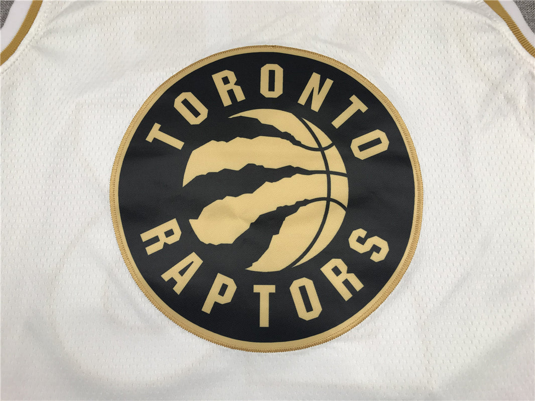 Men's Toronto Raptors Fred VanVleet White Swingman Player Jersey1