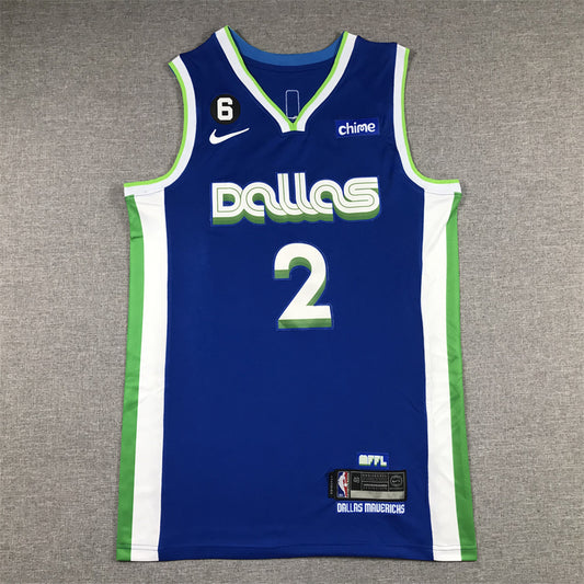 Men's Dallas Mavericks Kyrie Irving #2 Blue 2022/23 Swingman Jersey1 - City Edition