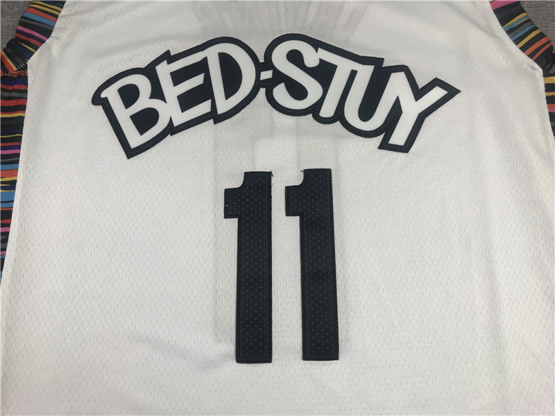 Men's Brooklyn Nets Kyrie Irving #11 White Swingman Jersey1 - City Edition