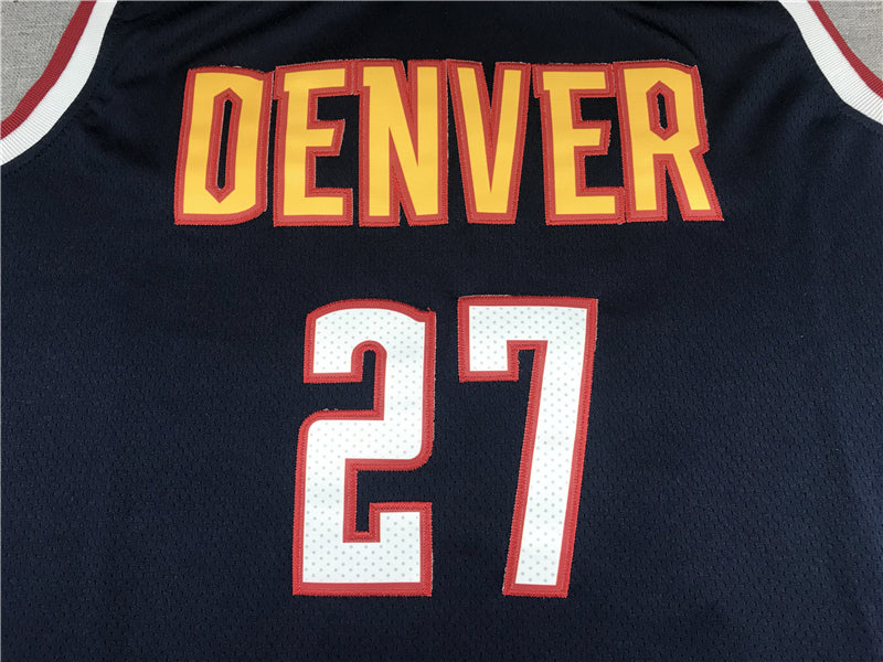 Men's Denver Nuggets Jamal Murray Navy 2020/21 Swingman Player Jersey1
