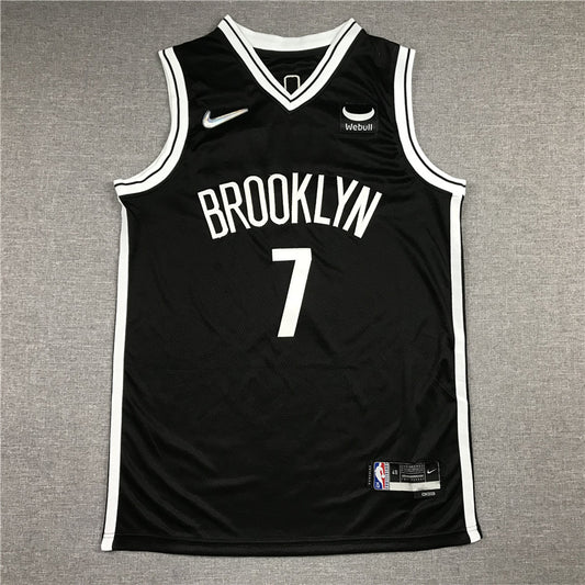 Men's Brooklyn Nets Kevin Durant #7 Black 2022/23 Swingman Jersey1 - Icon Edition
