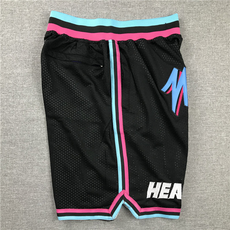 Men's Miami Heat Black Basketball Shorts1 City Edition