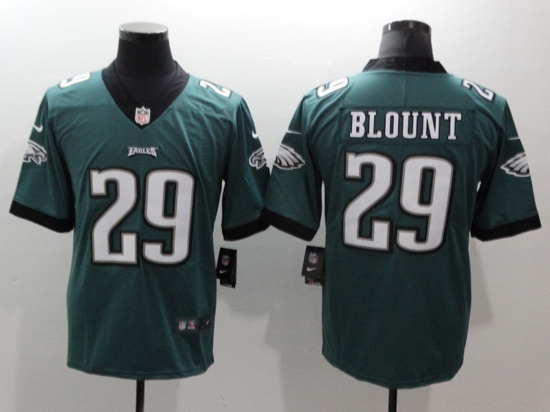 Men's Philadelphia Eagles LeGarrette Blount #29 Midnight Green Game Jersey1