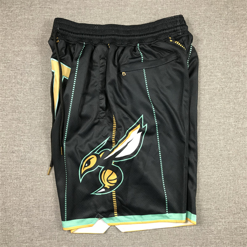 Men's Charlotte Hornets Black 2022/23 City Edition Basketball Shorts11