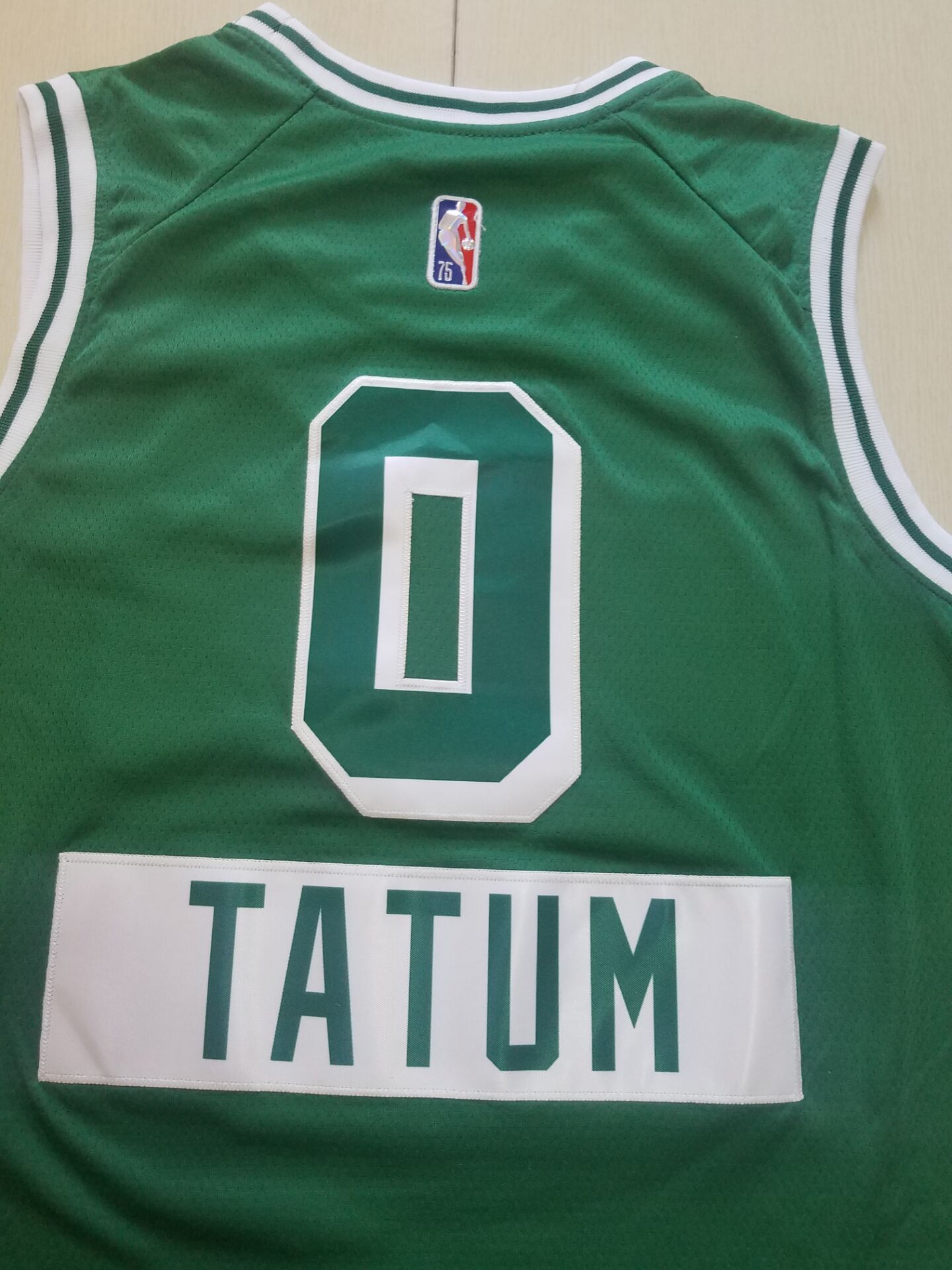 Men's Boston Celtics Jayson Tatum Green Swingman Player Jersey1 - City Edition