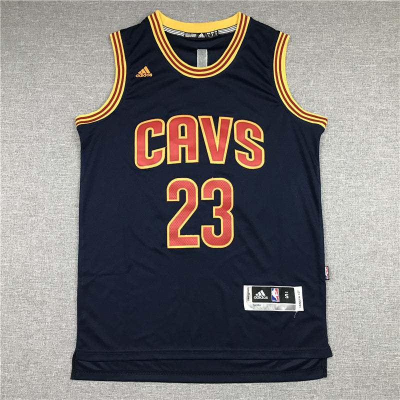 Men's Cleveland Cavaliers LeBron James #23 Navy Swingman Fashion Jersey1