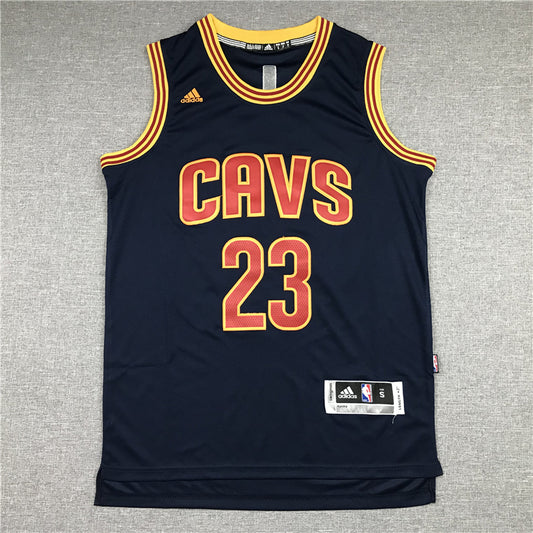 Men's Cleveland Cavaliers LeBron James #23 Navy Swingman Fashion Jersey1