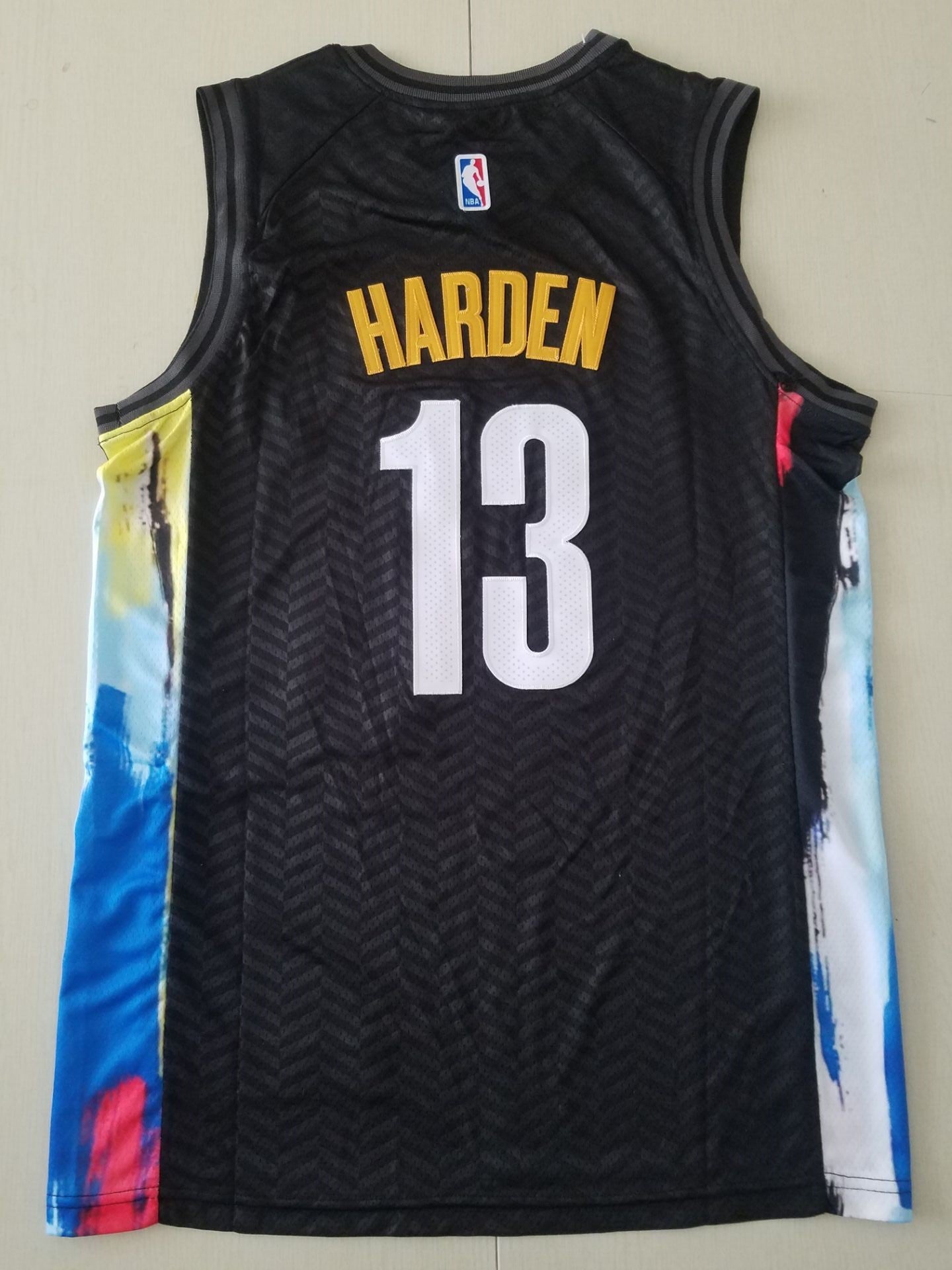 Men's Brooklyn Nets James Harden Black 2020/21 Fashion Jersey1 - City Edition