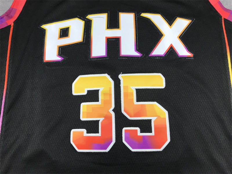 Men's Phoenix Suns Kevin Durant #35 Black 2022/23 Statement Edition Swingman Jersey1