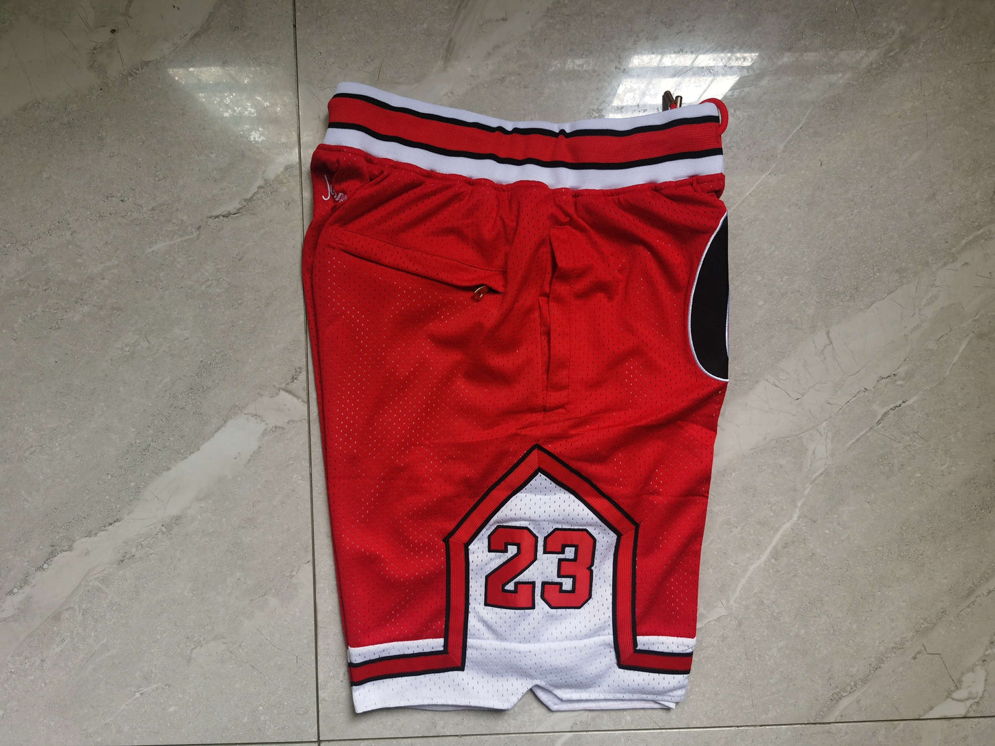 Men's Chicago Bulls No.23 Goat Stitched Red Basketball Shorts1 NEW
