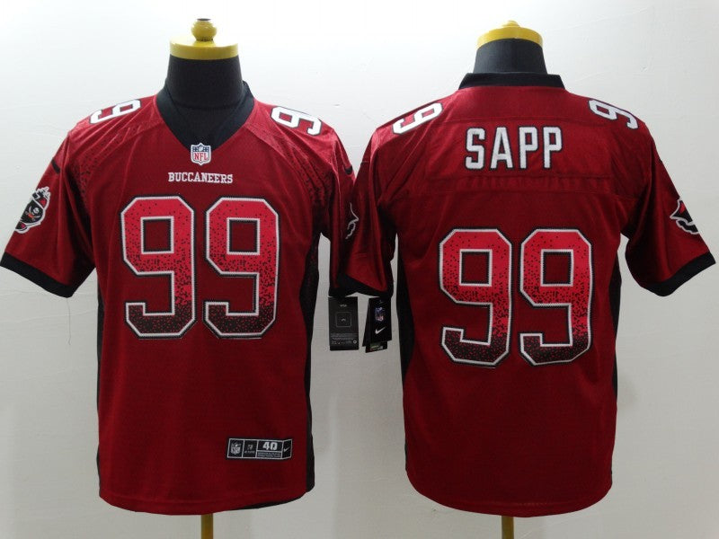 Men's Tampa Bay Buccaneers Warren Sapp #99 Red Game Jersey1