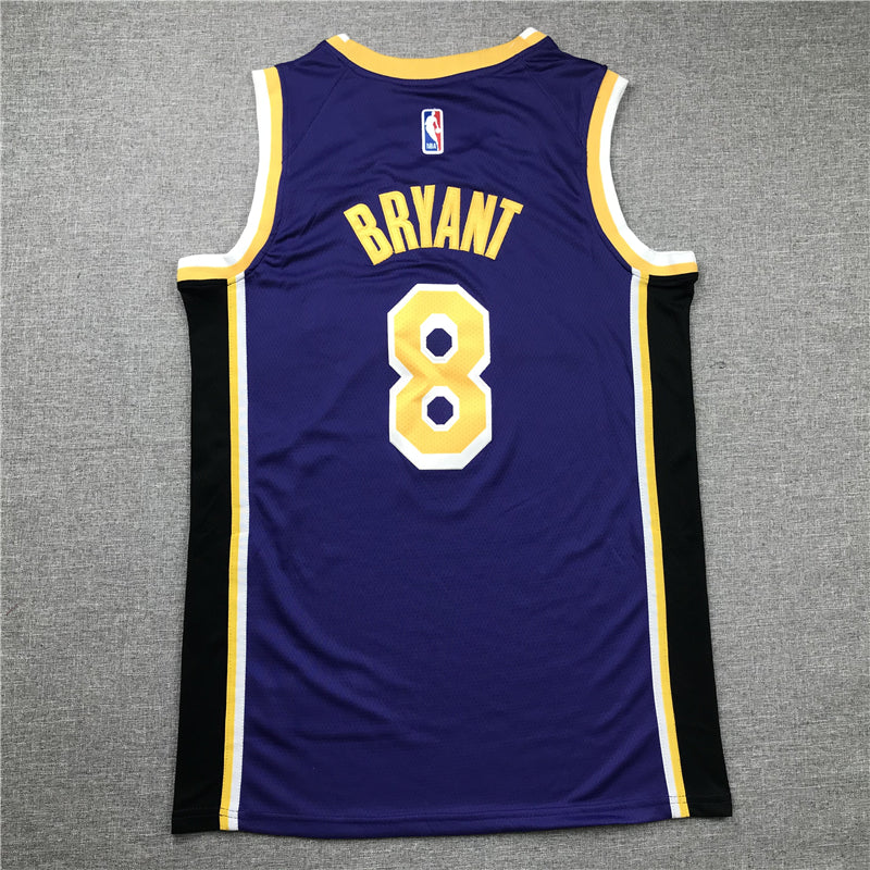 Men's Los Angeles Lakers Kobe Bryant #8 Purple Swingman Player Jersey1