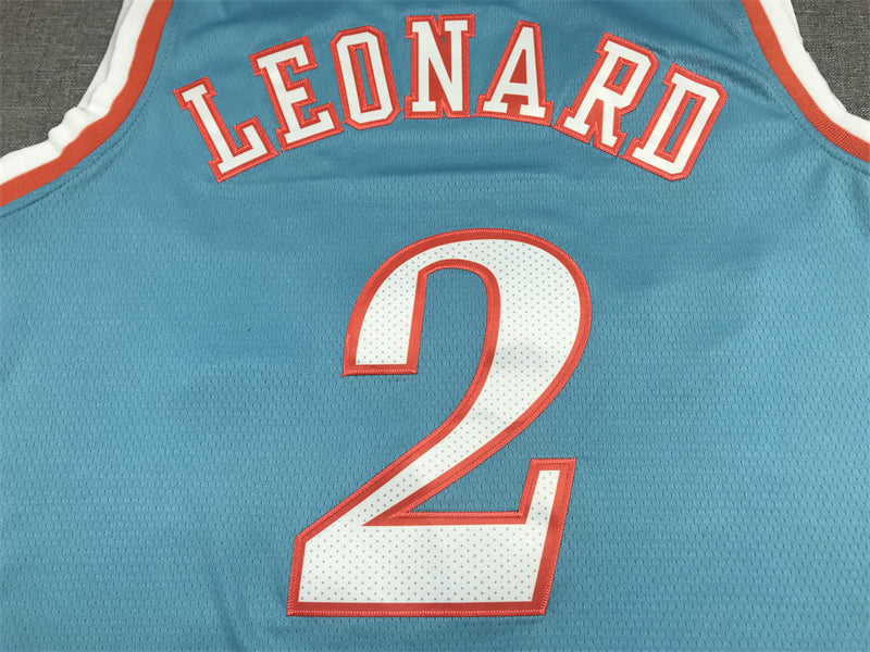 Men's LA Clippers Kawhi Leonard Blue 2021/22 Swingman Jersey1 - City Edition