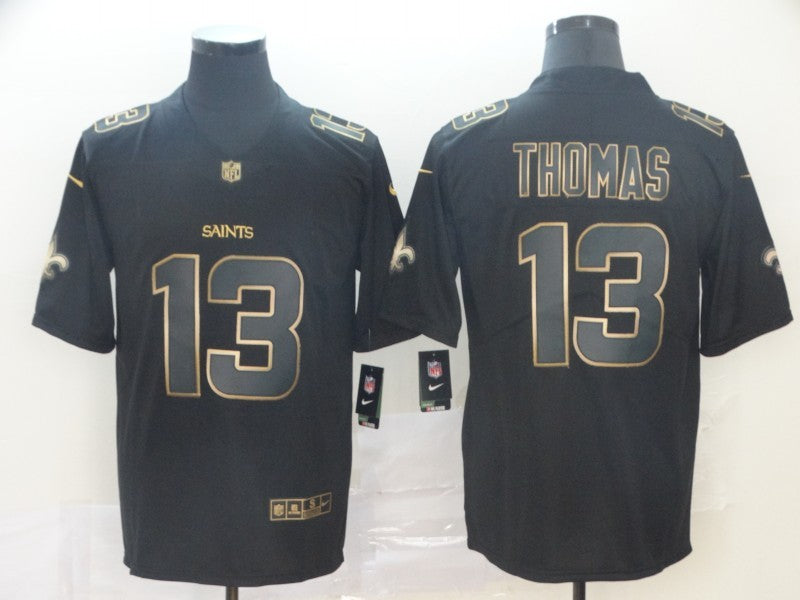 Men's New Orleans Saints Michael Thomas #13 Black Game Jersey1