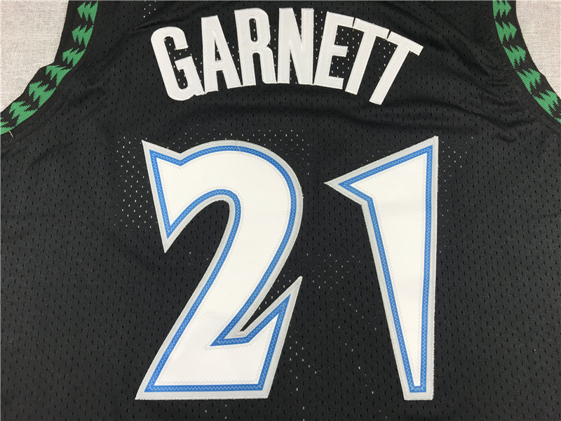 Men's Minnesota Timberwolves Kevin Garnett #21 Hardwood Classics Swingman Jersey1