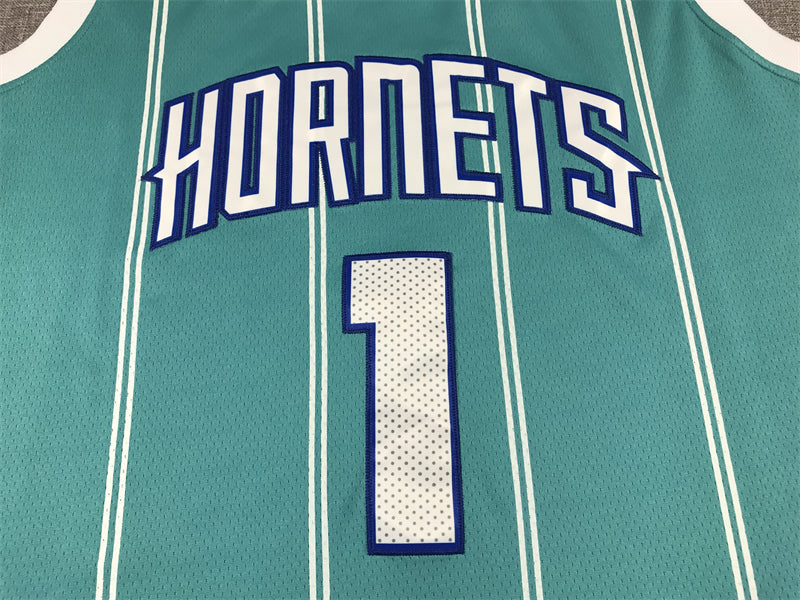 Men's Charlotte Hornets LaMelo Ball #1 Teal 2022/23 Swingman jersey1 - Icon Edition