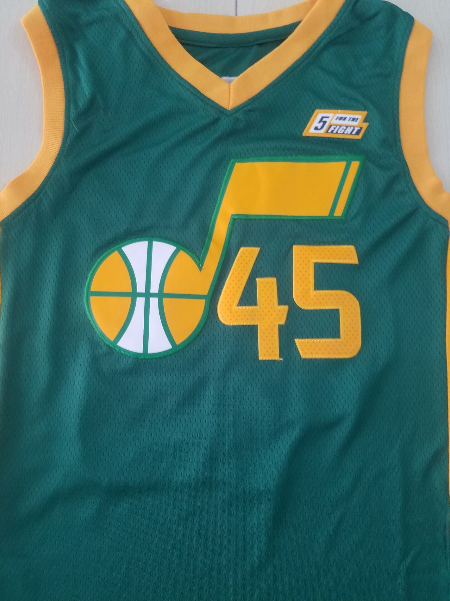 Men's Utah Jazz Donovan Mitchell #45 Green 2020/21 Swingman Player Jersey1