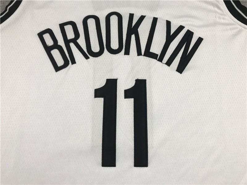 Men's Brooklyn Nets Kyrie Irving White 2019 Fast Break Player Movement Jersey1